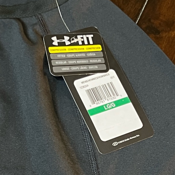 NWT 2013 UNDER ARMOUR HEAT GEAR PERFORMANCE TRAINING COMPRESSION TEE SHIRT SZ L - Picture 6 of 9